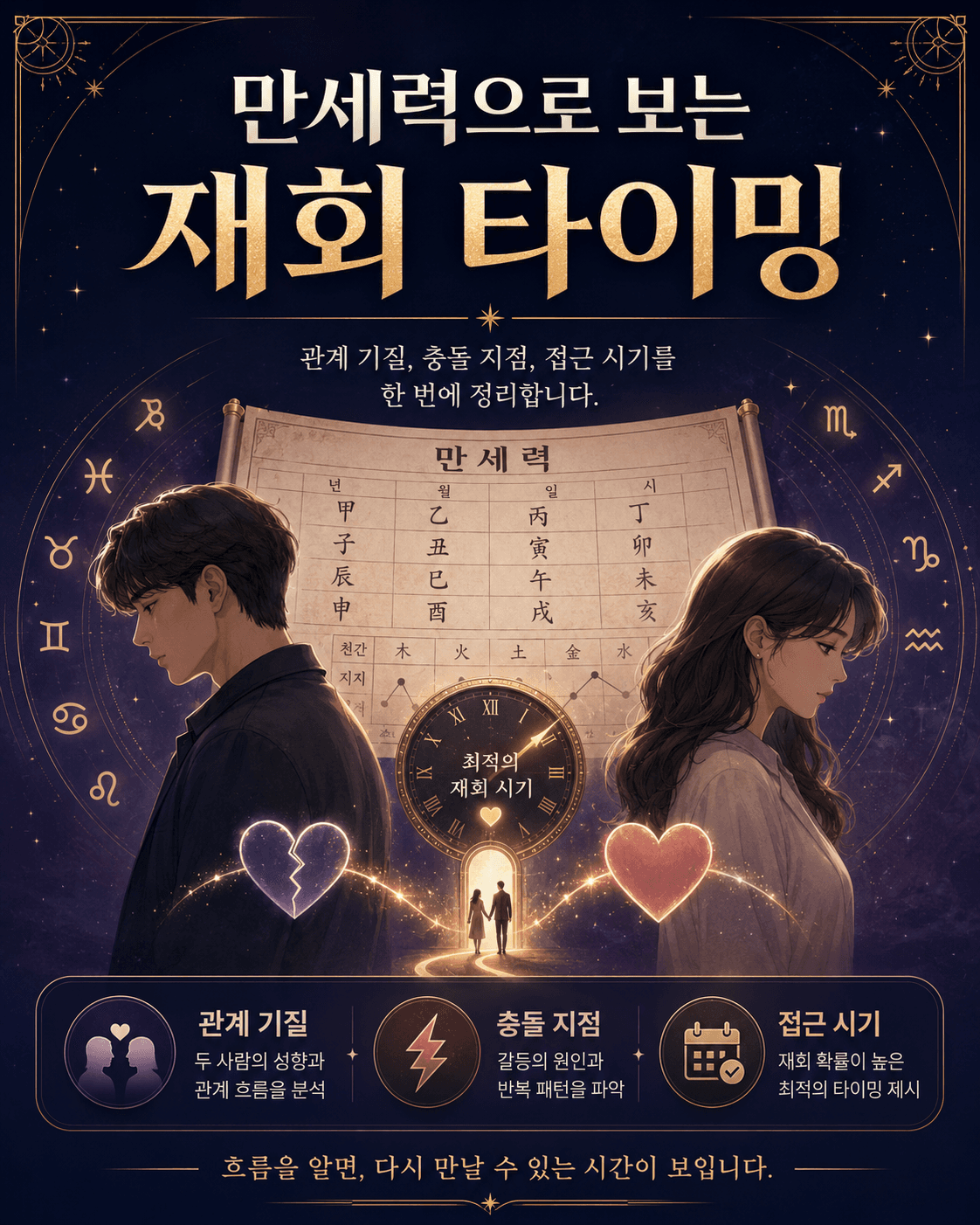 재회 사주 메인 카드뉴스